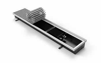 Конвектор Vitron с естественной конвекцией без вентилятора (глубина 110мм, ширина 300мм, длина 2000м
